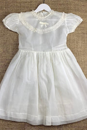 White Vintage 1940’s Girl Party Dress