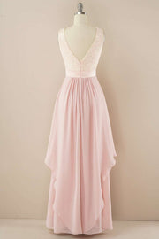 Purple Lace Jewel Sleeveless Tiered Bridesmaid Dress