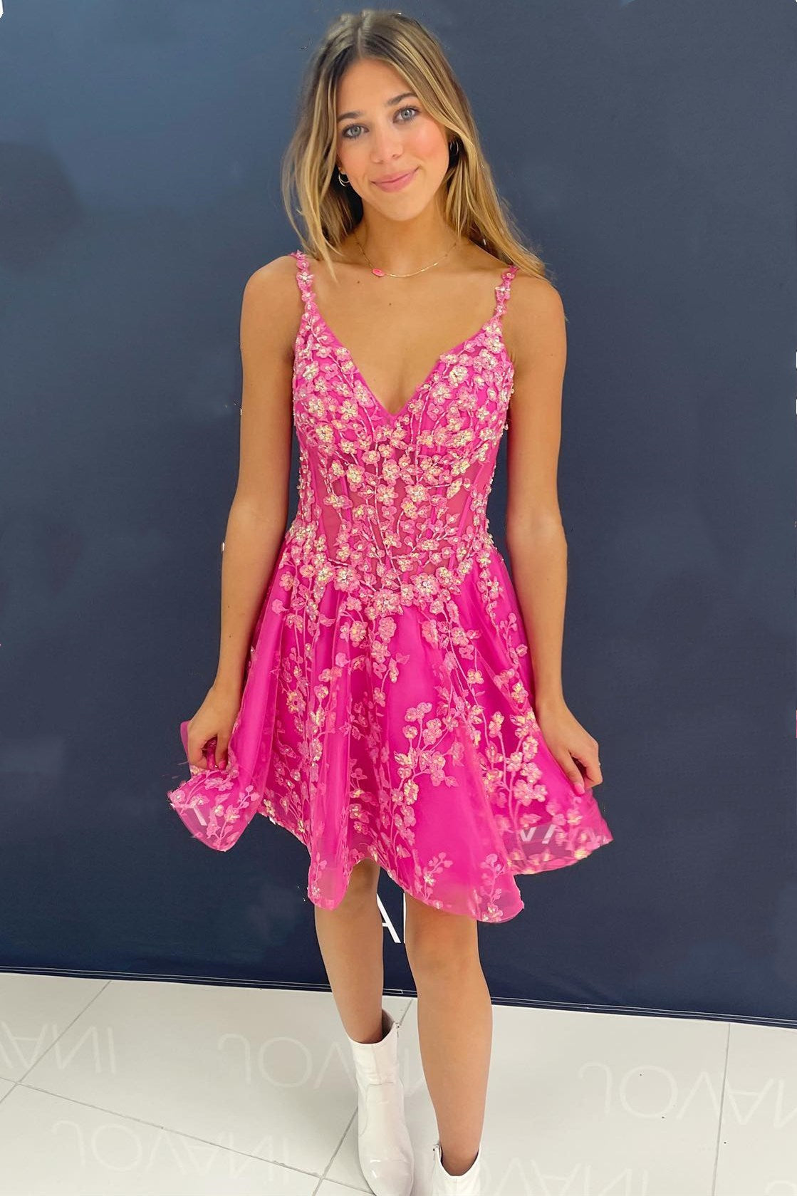 hot pink short formal dresses Short Hot Pink Satin Prom Dresses, Short Hot Pink Formal Homecoming Dr –  jbydress