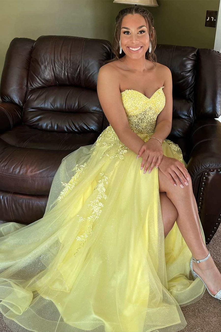 Yellow Dresses – Tagged sweetheart–
