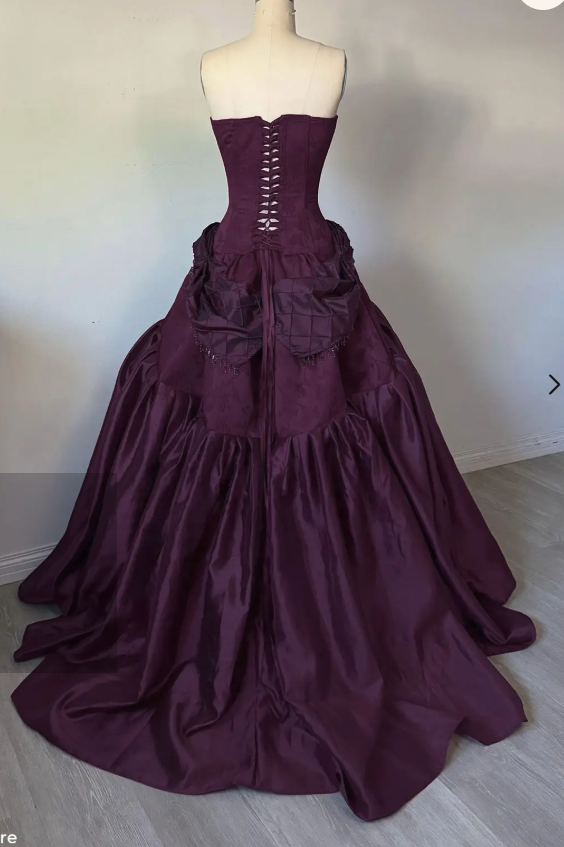 Classy A-Line Strapless Ruched Empire-Waist Sleeveless Long Prom Dress