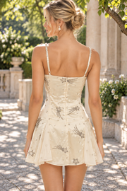 Gorgeous Straps A-Line Beading Sleeveless Short Homecoming Party Dress