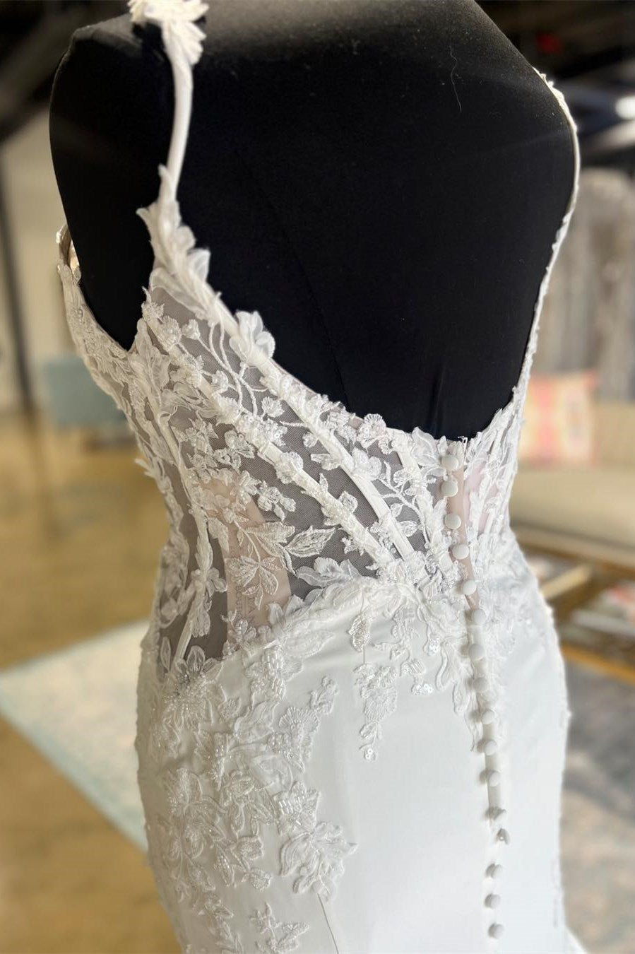 White Appliques Corset Backless Mermaid Long Wedding Dress Modsele White Appliques Corset Backless Mermaid Long Wedding Dress Modsele