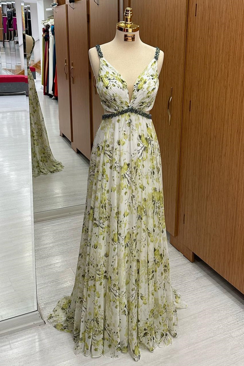 white christmas dresses GLS Red Beaded Chiffon Prom Long Dress - Halter Neckline, Jewel Illusion, Full Length main image 0