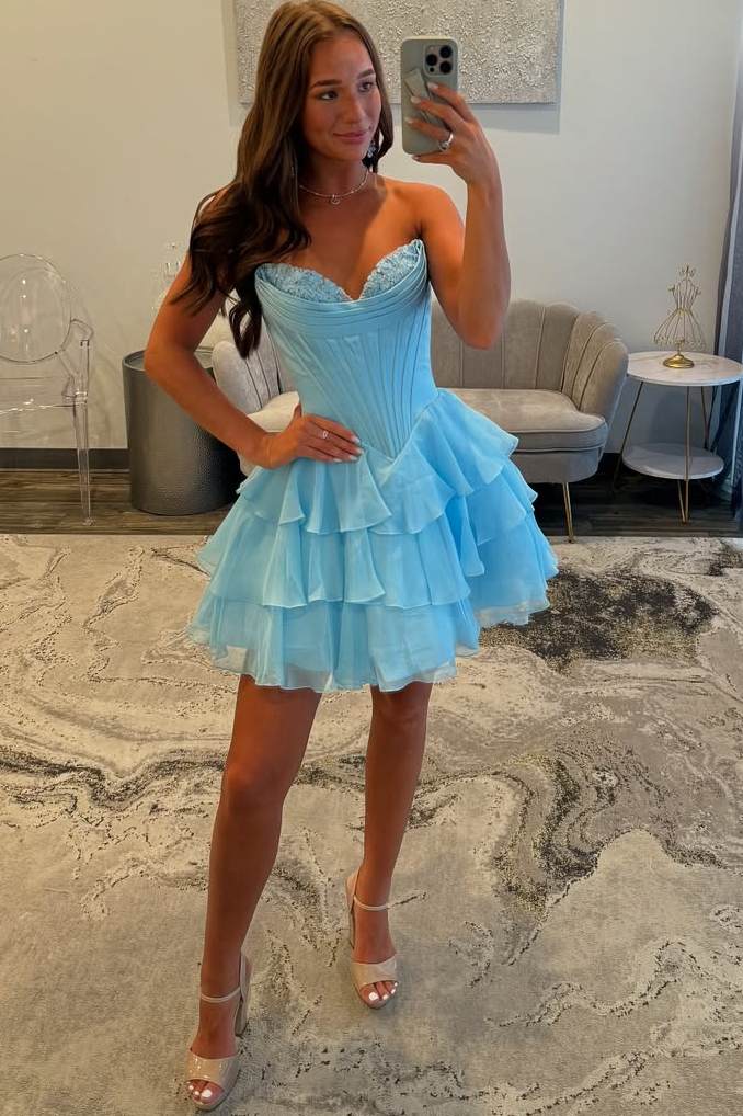 Chiffon Hoco Dress Modsele Chiffon Hoco Dress Modsele