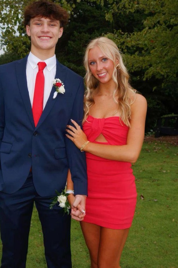 Cute Strapless Twist Sleeveless Satin Tight Party Homecoming Dress