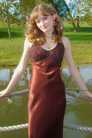 Burgundy Scoop Neck Beads Sleeveless Pleats Halter Long Prom Dress