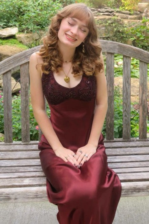 Burgundy Scoop Neck Beads Sleeveless Pleats Halter Long Prom Dress