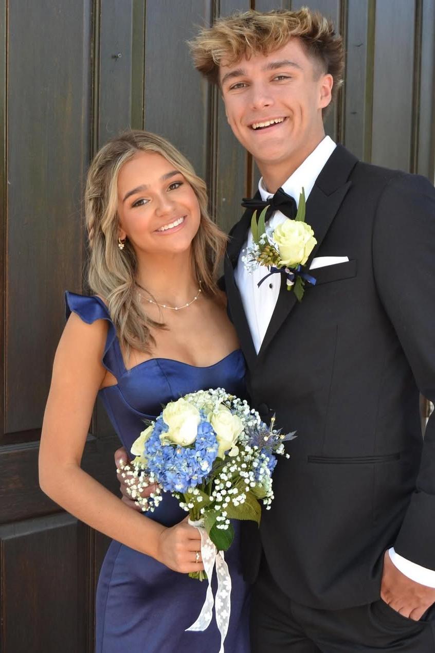 Sweetheart Double Straps Ruffles Side Slit Long Satin Prom Dress