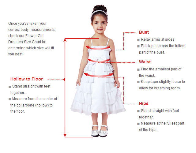 Ivory Tulle Lace Round-Neck A-Line Flower Girl Dress with Puff Sleeves