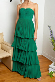Custom Order-Extra Fabric for Emerald Green Strapless Dress