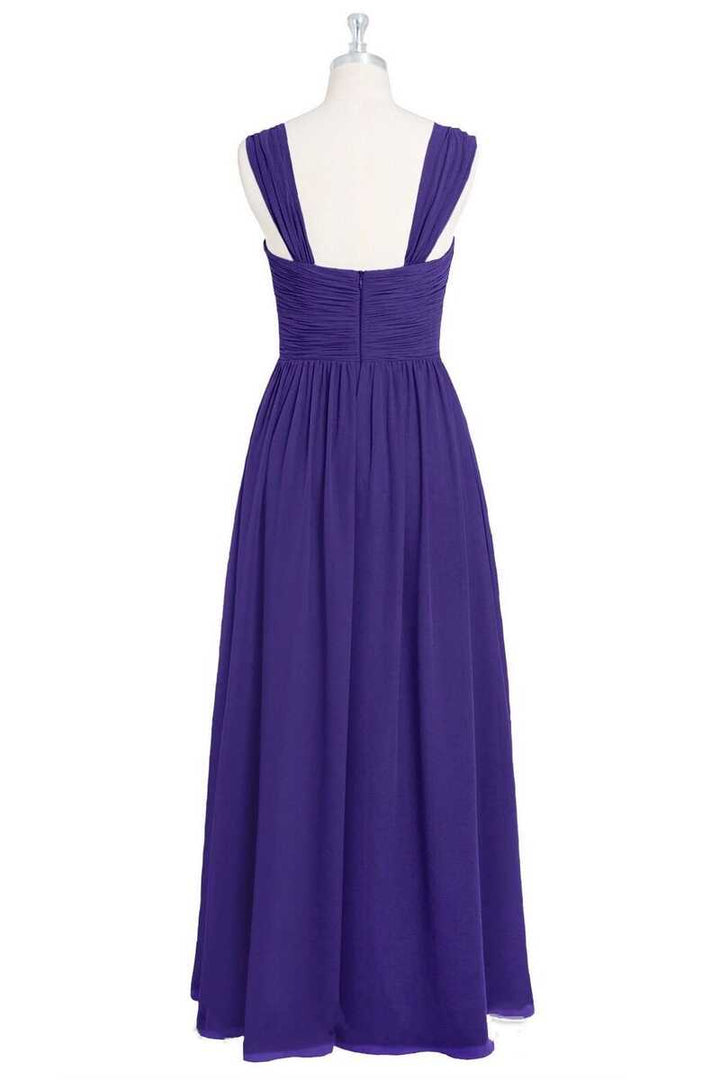 Regency Sweetheart Backless A-Line Long Bridesmaid Dress