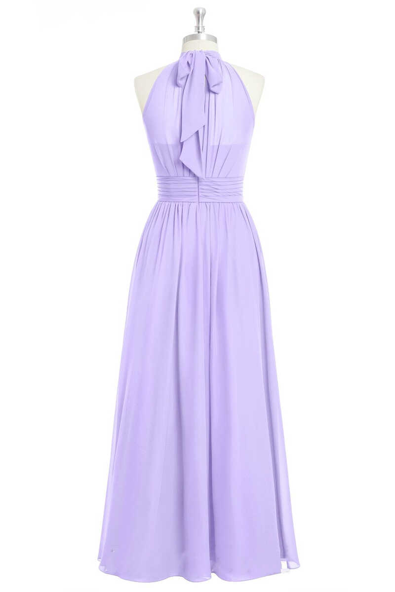 purple chiffon halter dress Halter Tiered Chiffon Evening Gown by R&M Richards 5064P