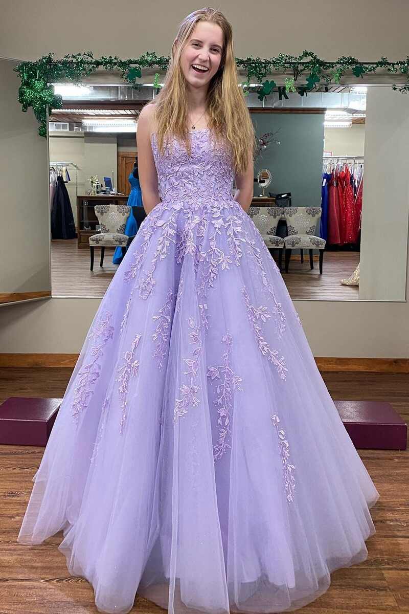 Hot Pink Princess Appliqués Backless Long Prom Gown – Modsele