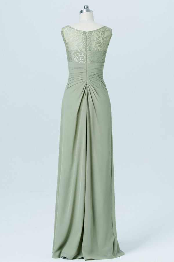 Sage Green Asymmetrical Embroidered Bridesmaid Dress Modsele Sage Green Asymmetrical Embroidered Bridesmaid Dress Modsele