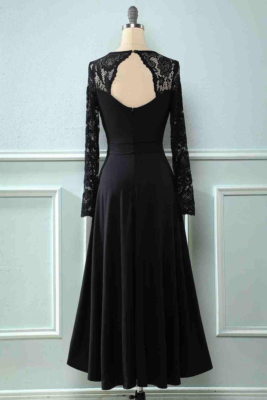 Black Lace Long Sleeve Mother of the Groom Dress Modsele Black Lace Long Sleeve Mother of the Groom Dress Modsele