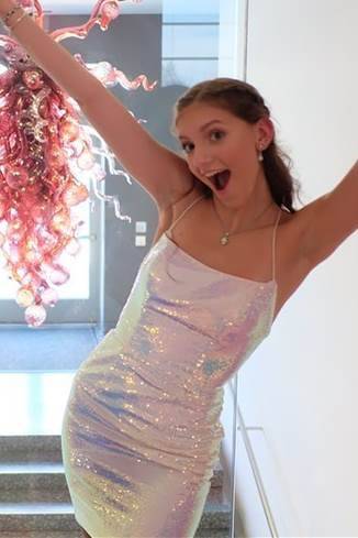 Tight White Sequins Short Homecoming Dress