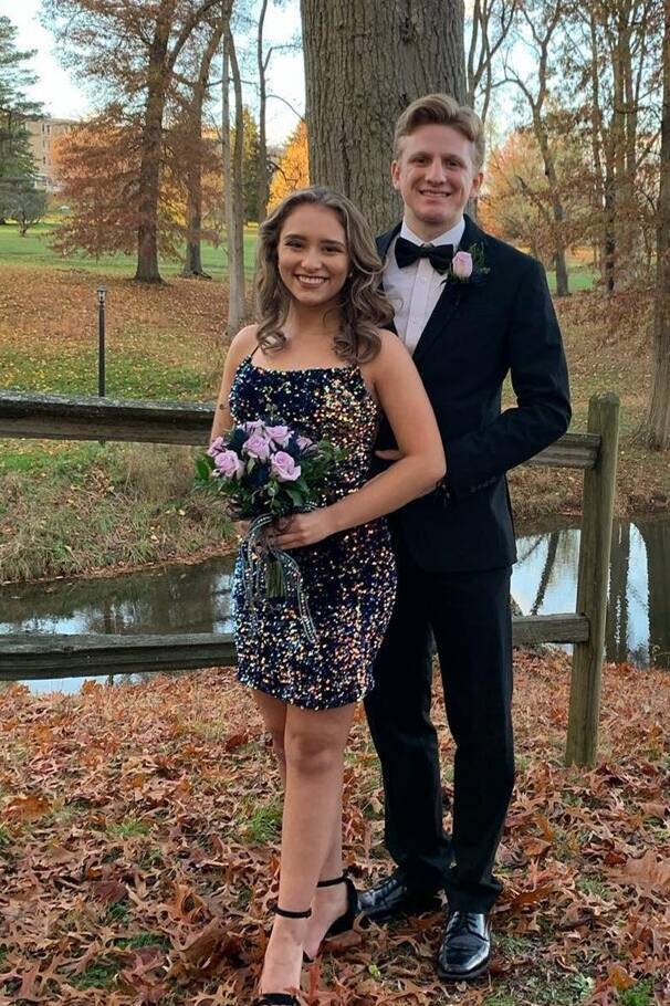 Tight Black Sequins Short Homecoming Dress Modsele Tight Black Sequins Short Homecoming Dress Modsele