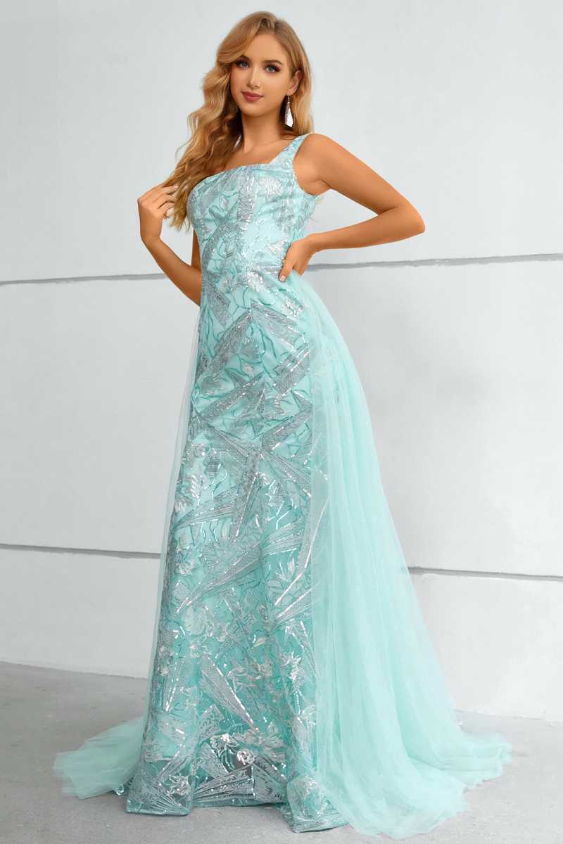 Seafoam Green Prom Dress