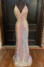 Mermaid Sequins Long Formal Dress