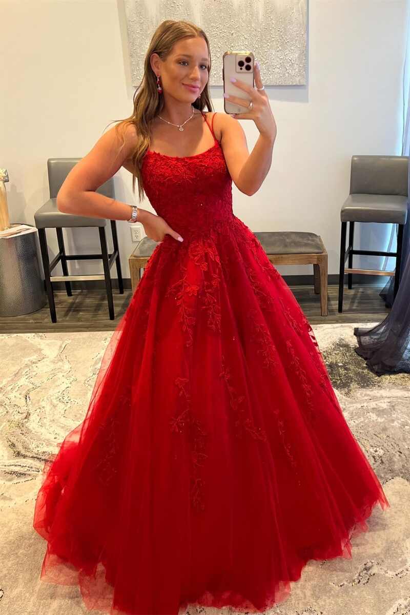 Princess Scoop Neck Lace Appliques A-line Empire-Waist Long Formal Dre Modsele Princess Scoop Neck Lace Appliques A-line Empire-Waist Long Formal Dre Modsele