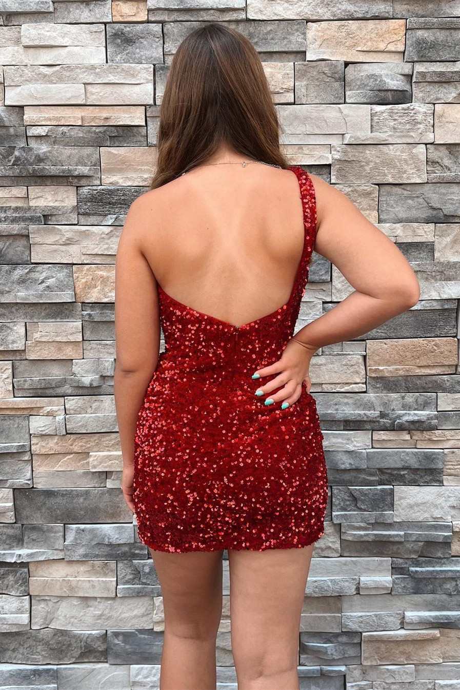 Sheath One Shoulder Black Sequins Short Homecoming Dress With Star Black Sequins One-Shoulder Short Fitted Homecoming Dress Modsele Sheath One Shoulder Black Sequins Short Homecoming Dress With Star Black Sequins One-Shoulder Short Fitted Homecoming Dress Modsele